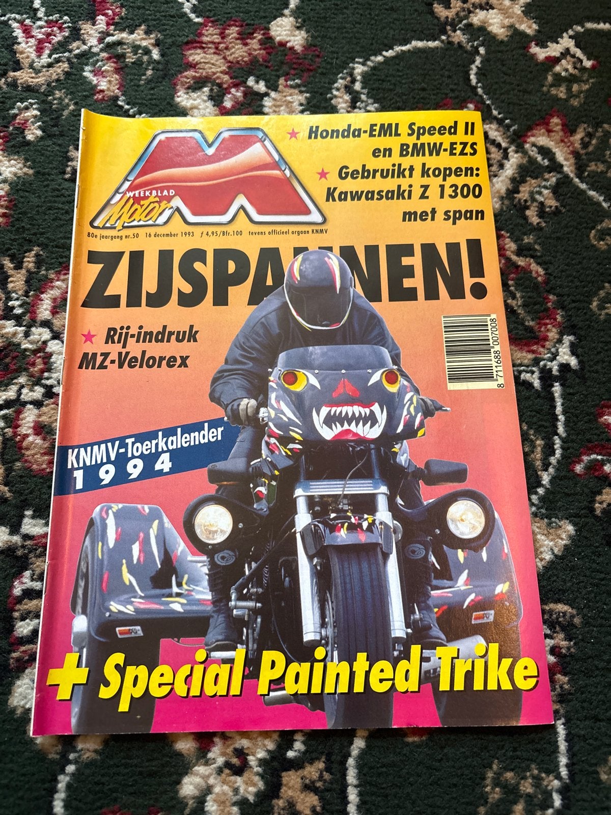 Weekblad Motor - Zijspannen! Special Painted Trike (1993), Boeken, Ophalen of Verzenden, Gelezen, Overige typen