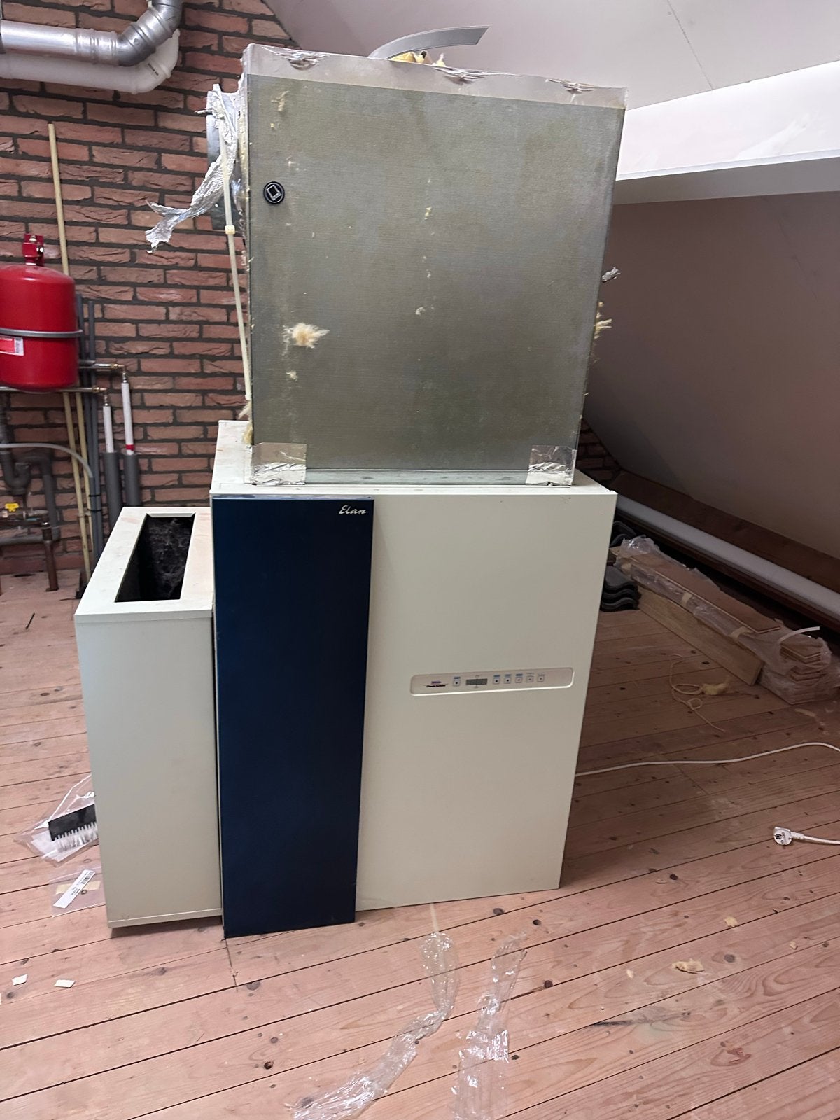 Brink Elan 25 L Heteluchtverwarming CV-gevoed, Ophalen, Gebruikt, Minder dan 60 cm, Overige typen
