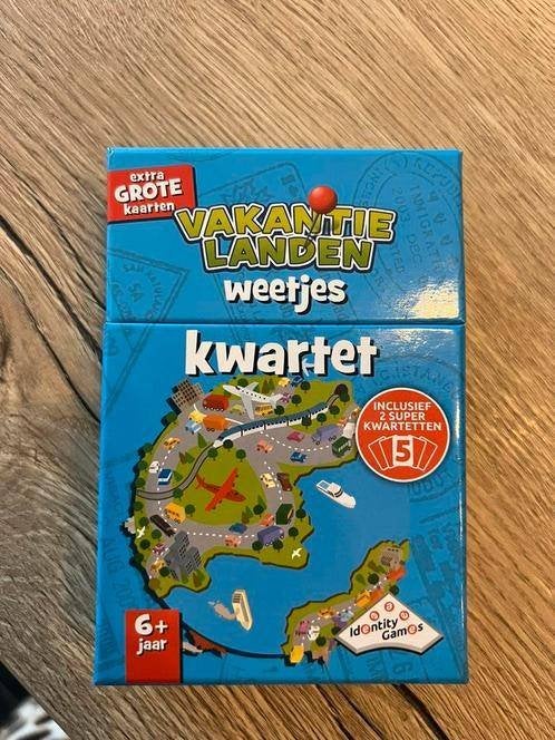 kwartet vakantielanden, Verzamelen, Speelkaarten, Jokers en Kwartetten, Ophalen of Verzenden, Nieuw, Kwartet(ten)