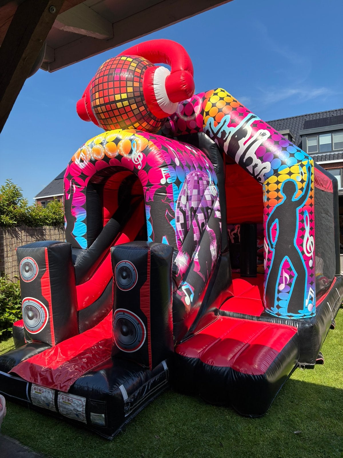 Disco springkussen muziekbox en discolampen, Hobby en Vrije tijd, Ophalen, Zo goed als nieuw, Overige