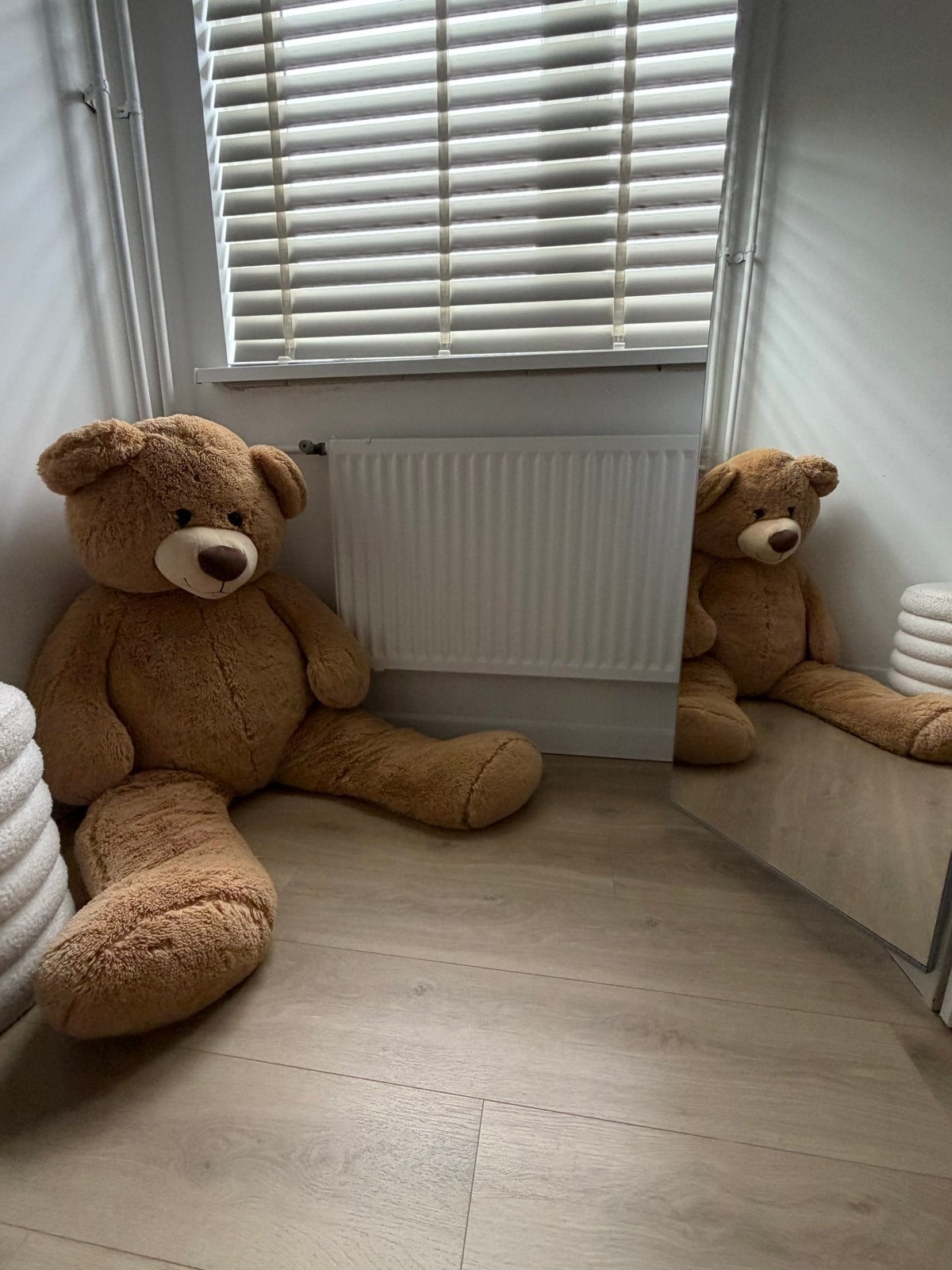 XXL Teddybeer voor de kinderkamer, Kinderen en Baby's, Speelgoed | Knuffels en Pluche, Gebruikt, Beer, Ophalen of Verzenden, Bruin