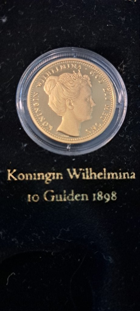 Gouden tientje (10 gulden Wilhelmina 1898), Ophalen, Koningin Wilhelmina, Losse munt, Zilver