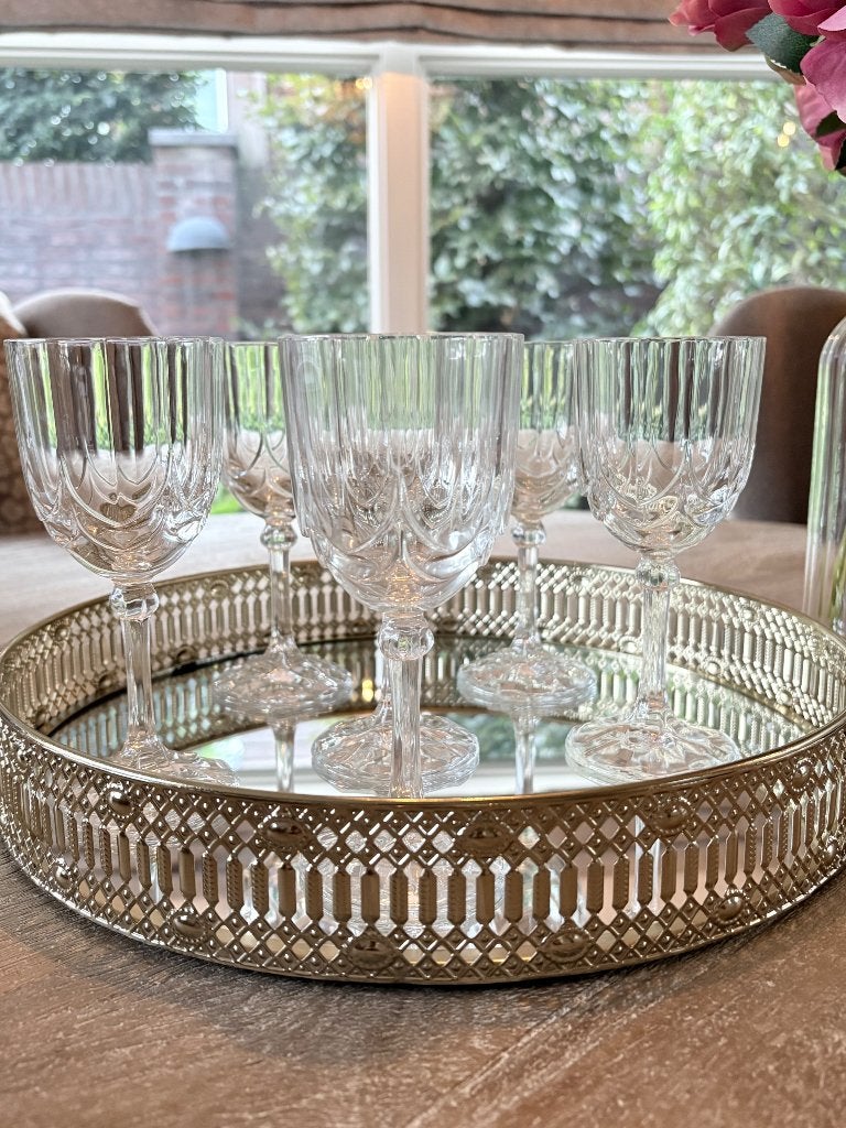 Vintage Luminarc glazen set – 12 stuks, Ophalen of Verzenden, Zo goed als nieuw, Overige typen