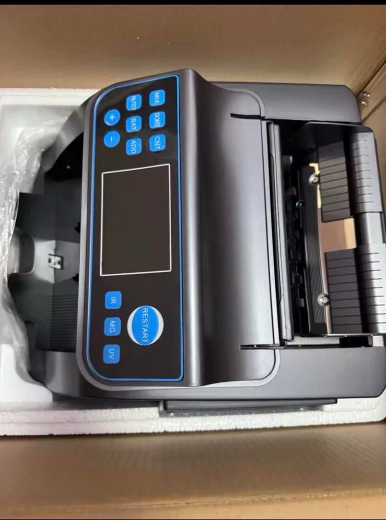 Nieuwe Geldtelmachine met Sorteer- en telt bedrag, Postzegels en Munten, Munten en Bankbiljetten | Toebehoren, Ophalen of Verzenden