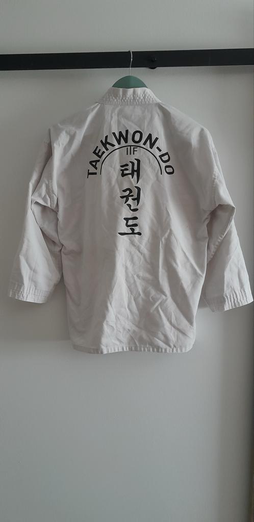ITF Adidas Taekwondo pak voor kids, maat 150, Gebruikt, Taekwondo, Maat XS of kleiner, Vechtsportpak