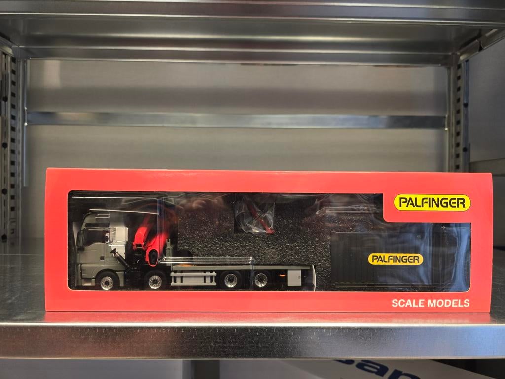 WSI Models, MAN MET PALFINGER kraan. Premium Line., Verzenden, Nieuw, Bus of Vrachtwagen, Wsi