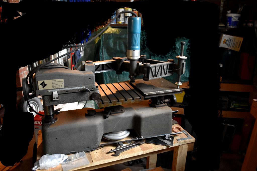 Graveermachine pantograaf, Ophalen, Gebruikt