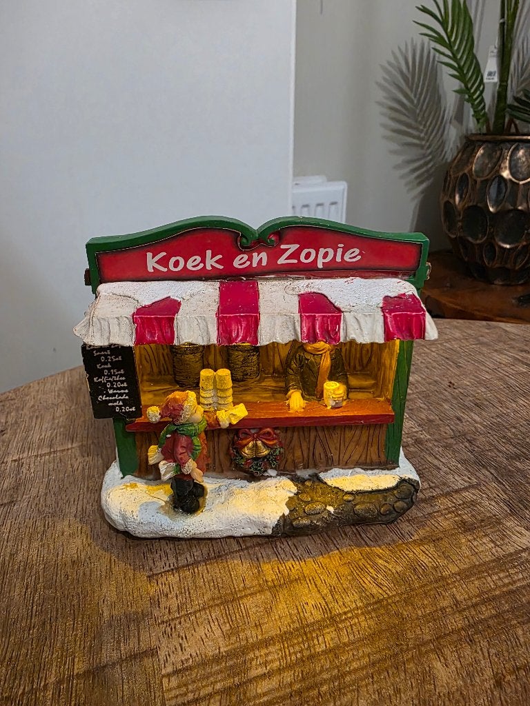 Kerstdorpkraampje, koek en zopie, Diversen, Ophalen of Verzenden, Gebruikt