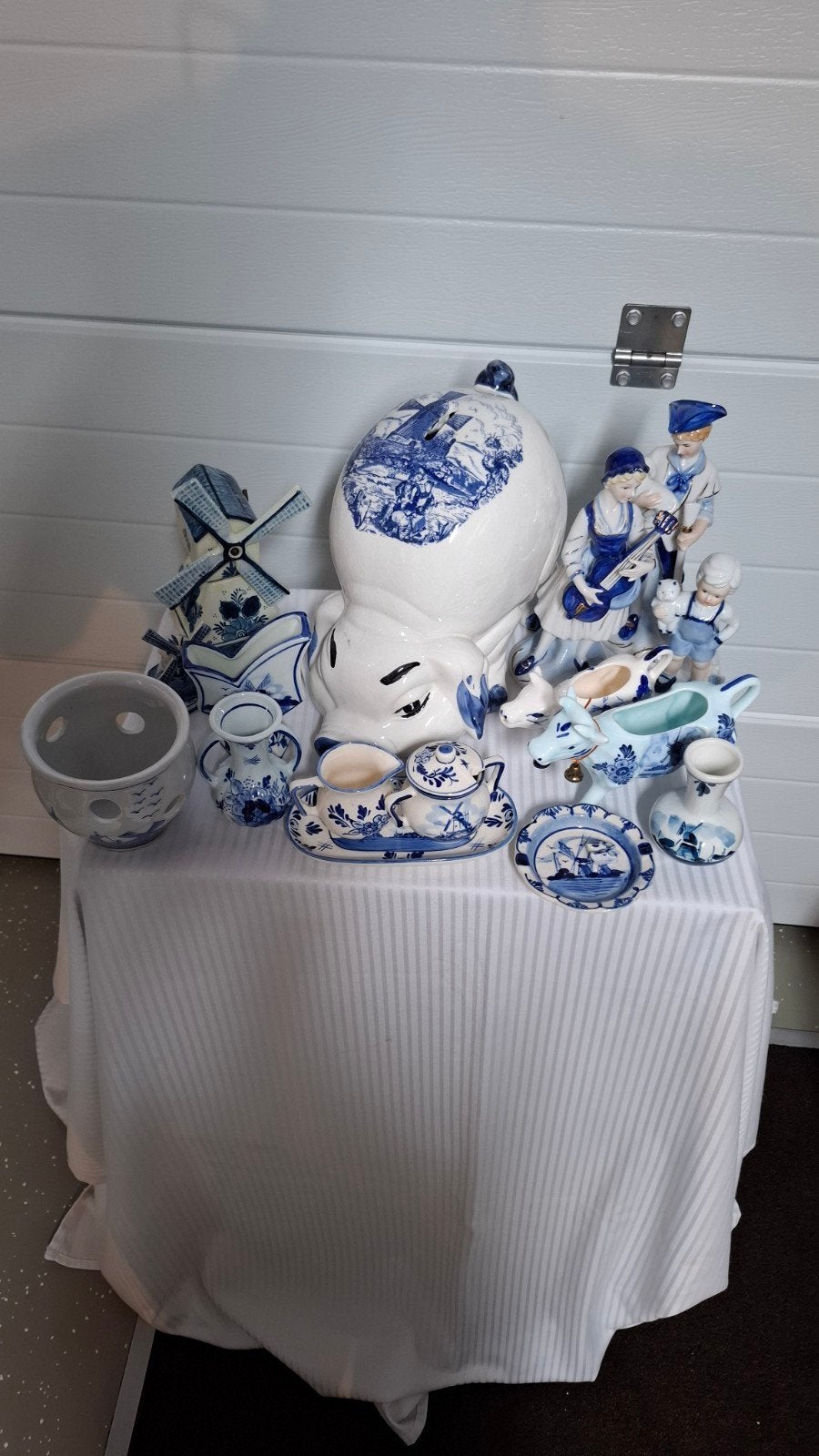 Diverse delfs blauwe artikelen zie alle foto's, Ophalen