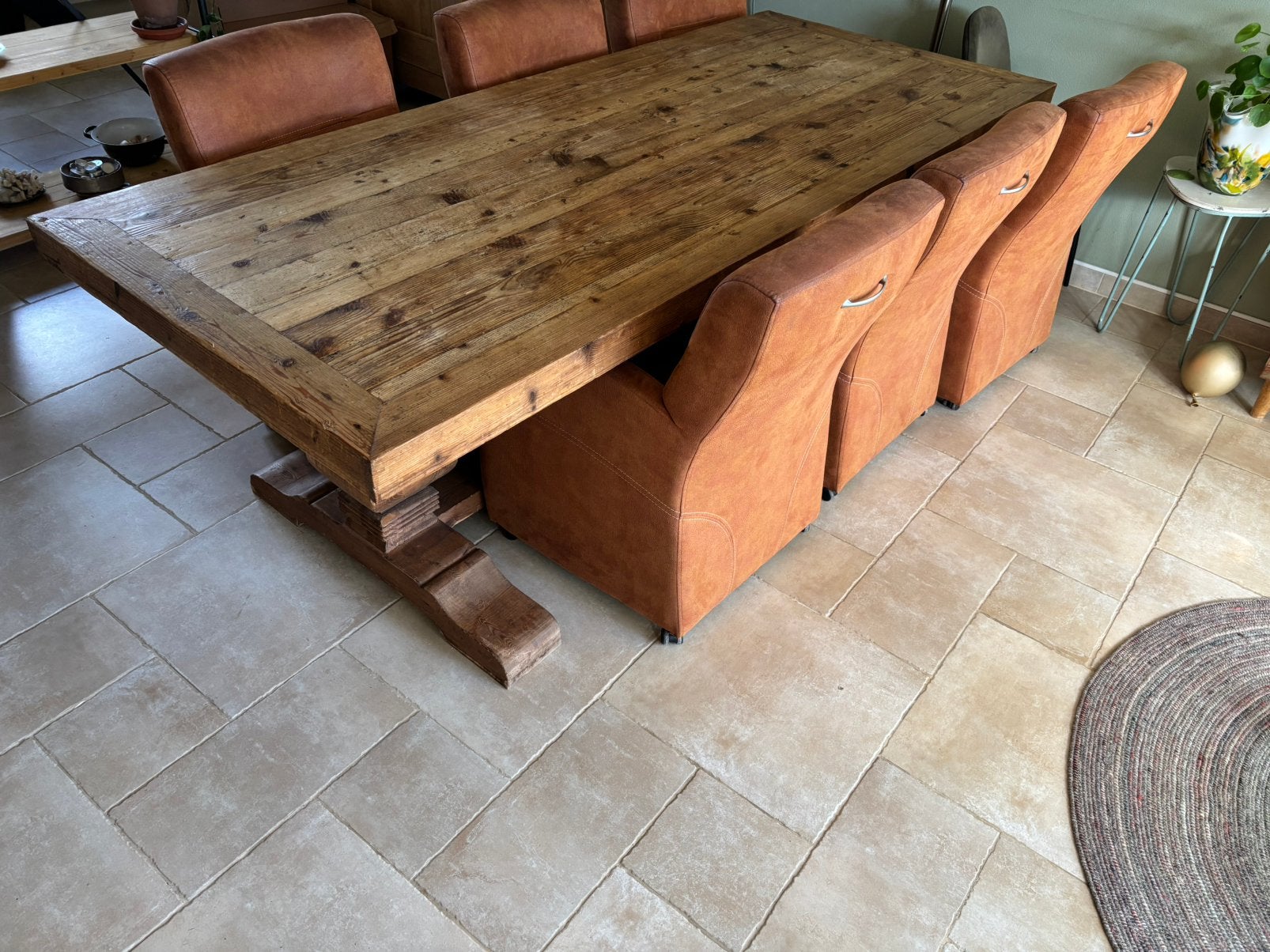 Kloostertafel met of zonderstoelen, Antiek en Kunst, Ophalen