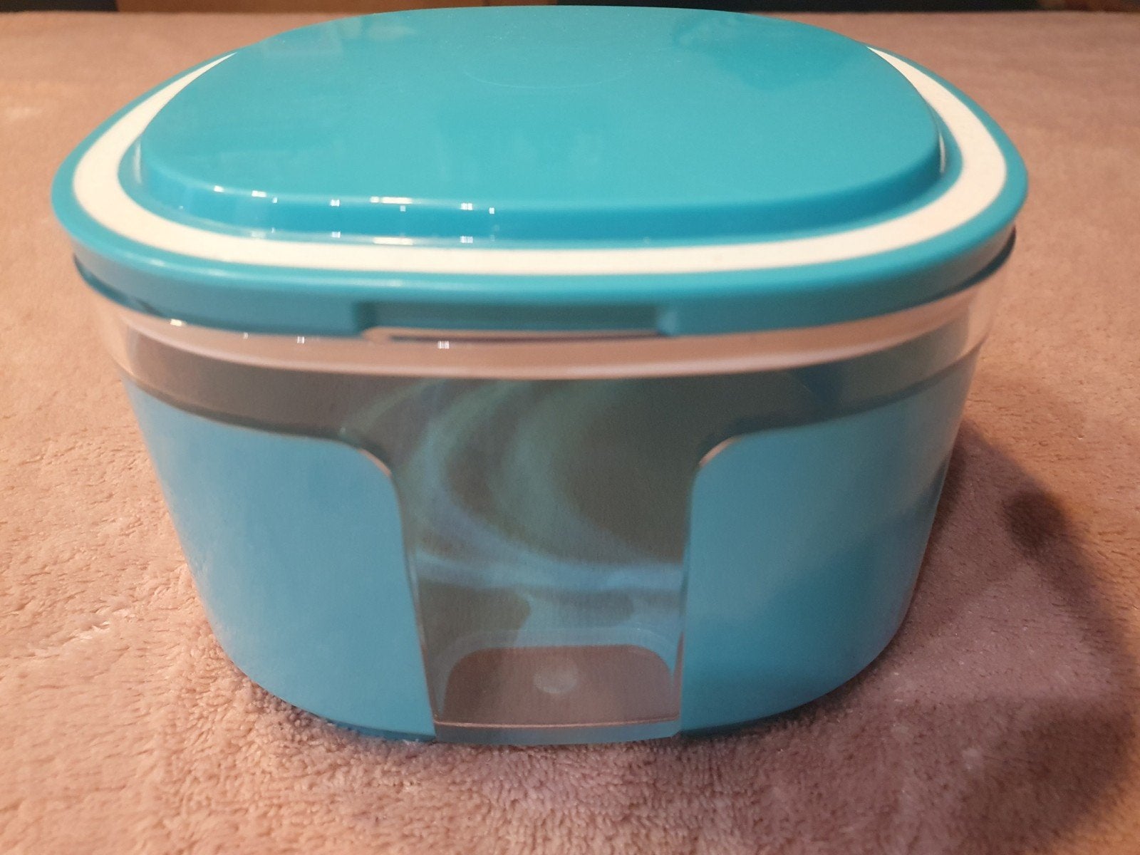 Tupperware bewaardoos 0,7L met venster, Bewaardoos, Blauw, Nieuw, Ophalen of Verzenden