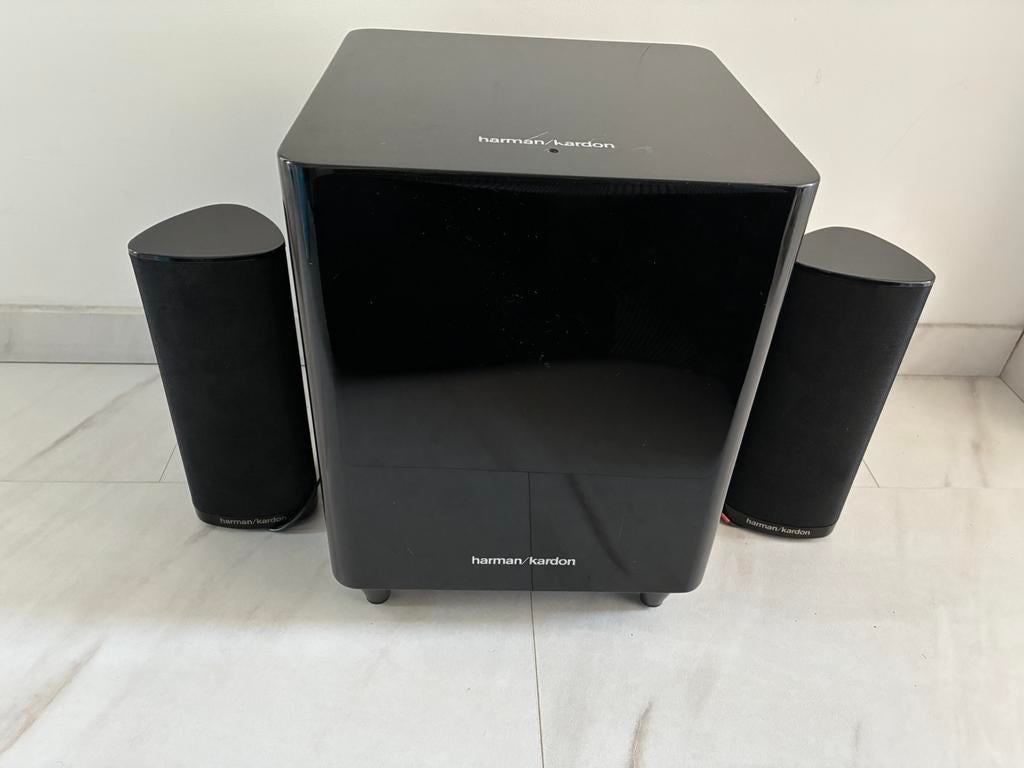 Harman Kardon HKTS 200 2.1 Home Cinema, Overige merken, Subwoofer, Ophalen of Verzenden, Zo goed als nieuw