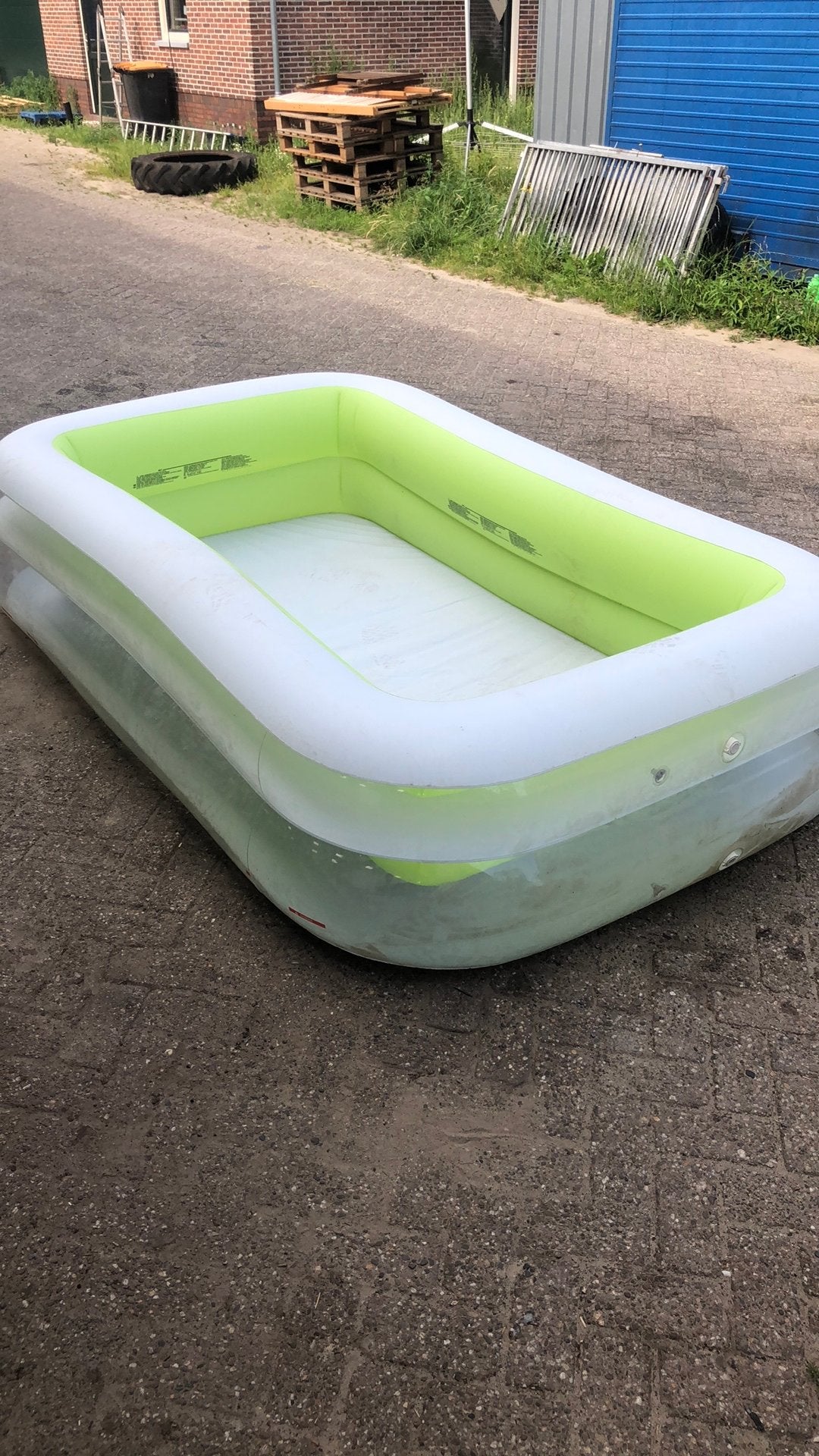 Opblaasbaar Zwembad, Tuin en Terras, Ophalen, Gebruikt, Minder dan 80 cm, Opblaaszwembad