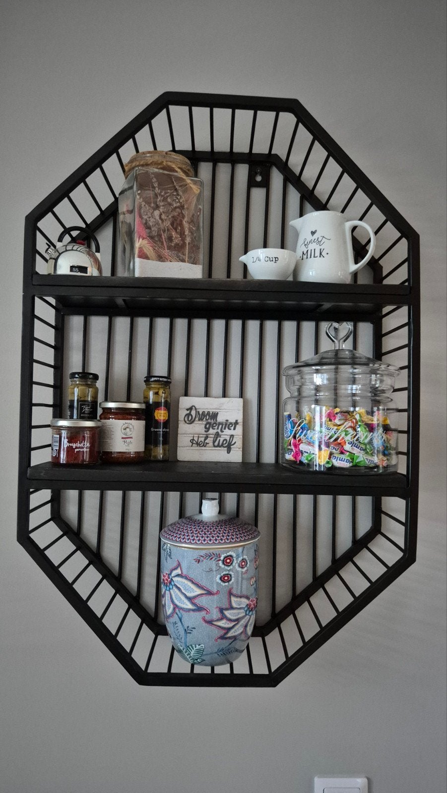 Wandrek / muurdecoratie, Ophalen, Zo goed als nieuw