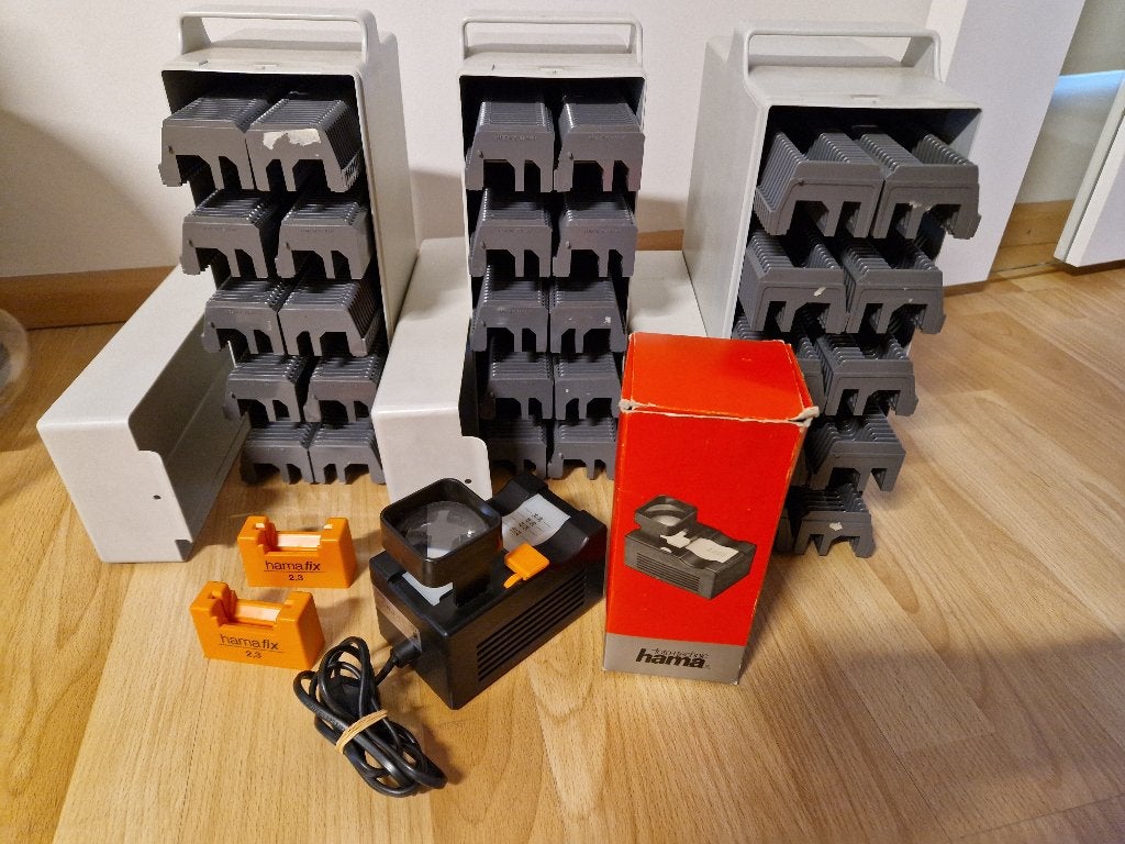 dia materiaal, Ophalen, Gebruikt