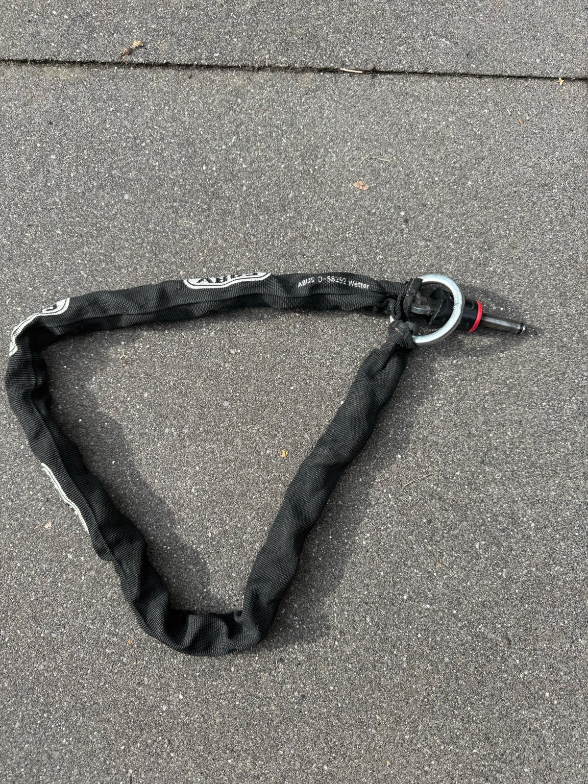 Abus Insteekslot kettingslot 90cm - Veiligheid voor uw fiets, Ophalen, Gebruikt