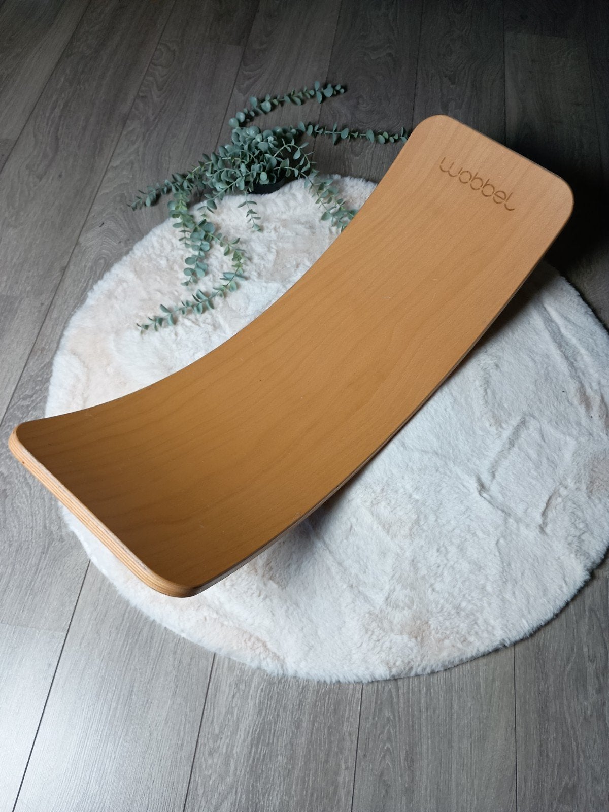 Wobbel Houten Balans Bord! Hout / Geel, Ophalen of Verzenden, Gebruikt