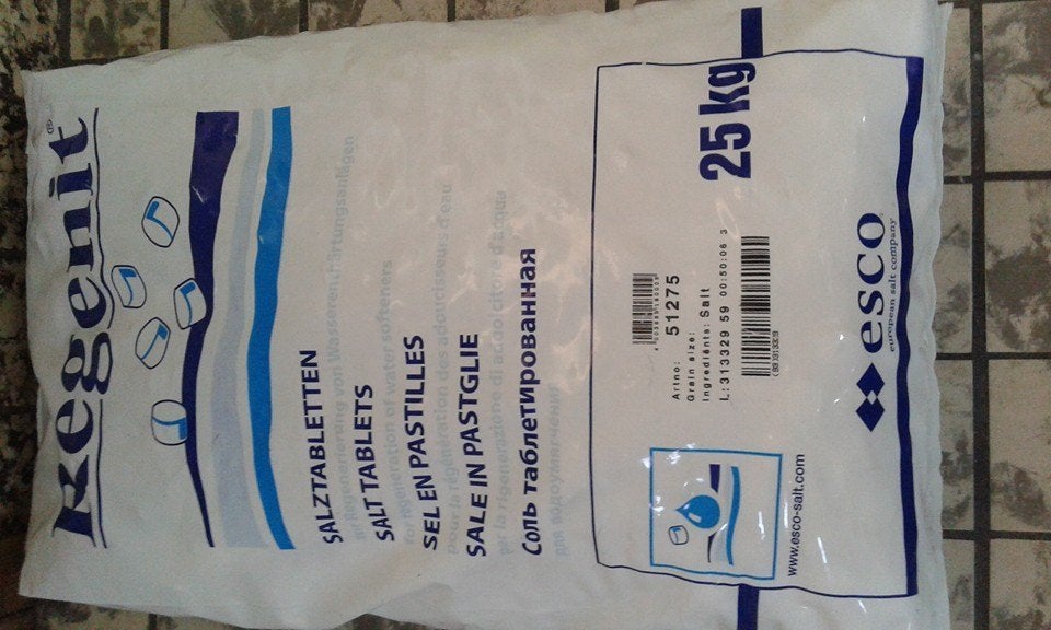 Zouttabletten ontharding zout waterontharder, Ophalen, Nieuw, Waterontharder met zout