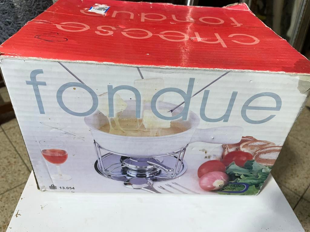Fondue set, Ophalen of Verzenden, Gebruikt, Brander, Fondueset