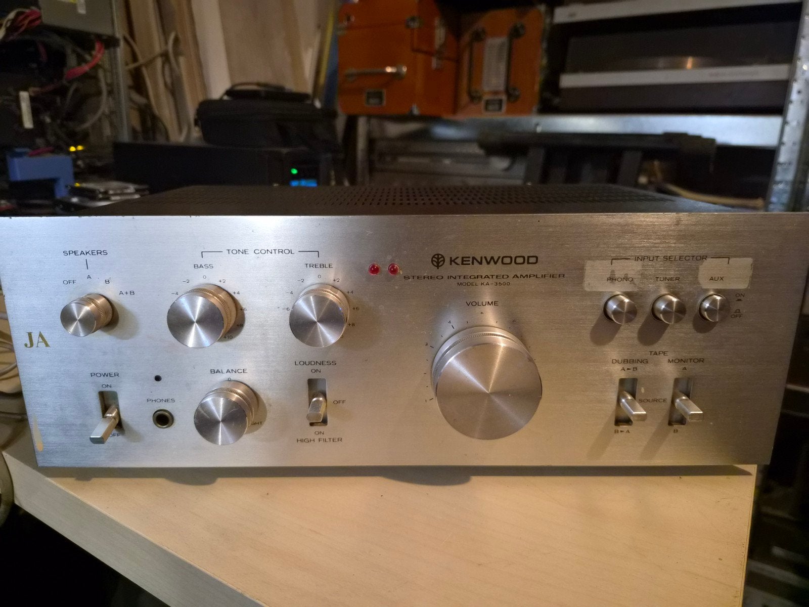 kenwood versterker KA -3500, Audio, Tv en Foto, Overige merken, Gebruikt, Tuner of Radio, Losse componenten