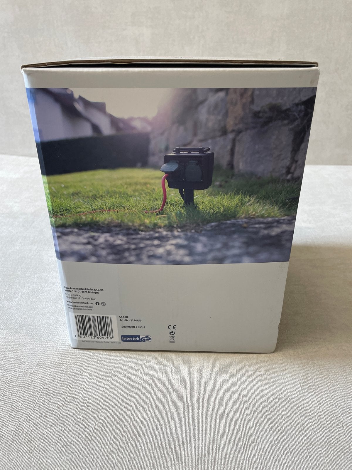 Brennenstuhl Tuincontactdoos met aardspies - Nieuw, Onbekend, Nieuw, Ophalen of Verzenden, https://www.brennenstuhl.nl/