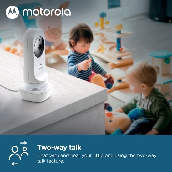 Motorola VM34 4.3" Video Babyfoon met Camera, Ophalen of Verzenden, Zo goed als nieuw, 250 meter of meer, Camera