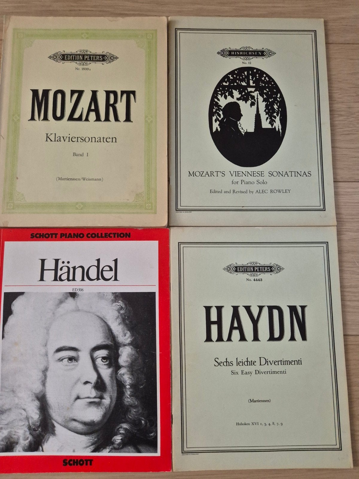 Muziekboeken, piano, Ophalen, Gebruikt, Klassiek, Les of Cursus