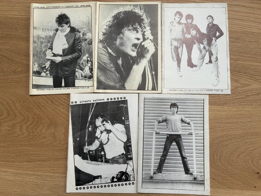 Golden Earring fanclubbladen jaargang 1981, Ophalen of Verzenden, Zo goed als nieuw, Boek, Tijdschrift of Artikel