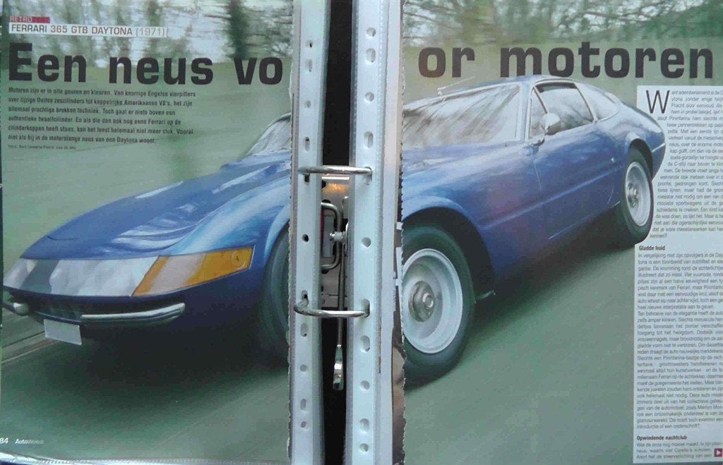 Ferrari 365 GTB 4 / Daytona (F101) ? 19x autotest lezen, Ophalen, Gelezen, Ferrari