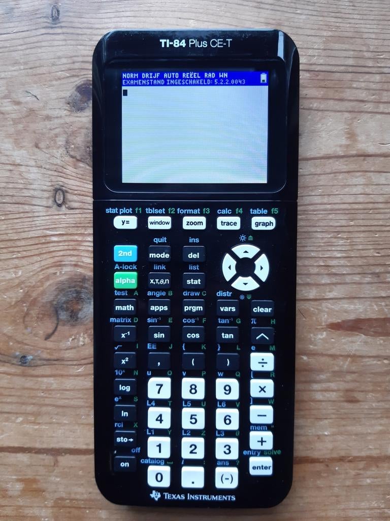 Grafische rekenmachine TI-84 Plus CE-T met examenstand, Diversen, Ophalen, Grafische rekenmachine