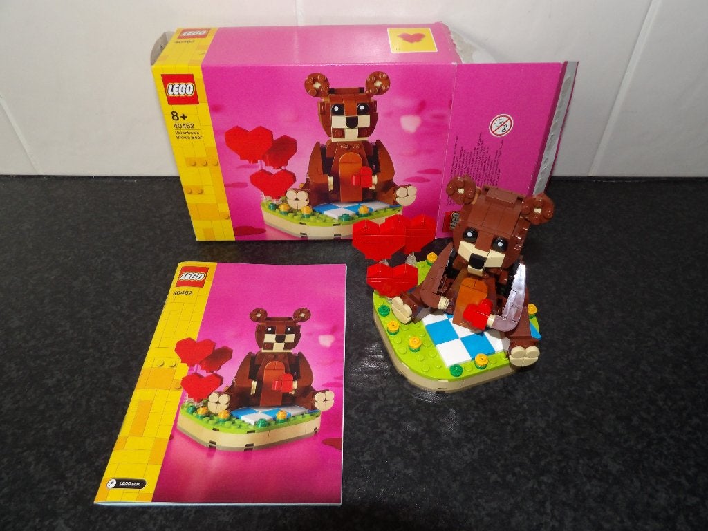 als nieuw Lego 40462 bruine valentijnsbeer incl doosje + boe, Compleet, Lego, Ophalen of Verzenden, Zo goed als nieuw