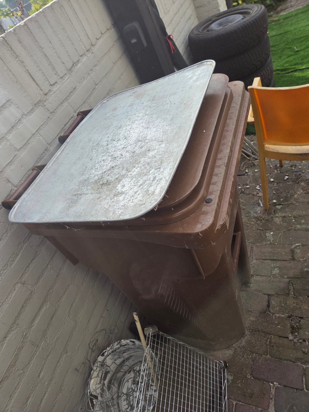 Auto Drip Pan - Bescherming tegen olielekkage, Ophalen, Gebruikt