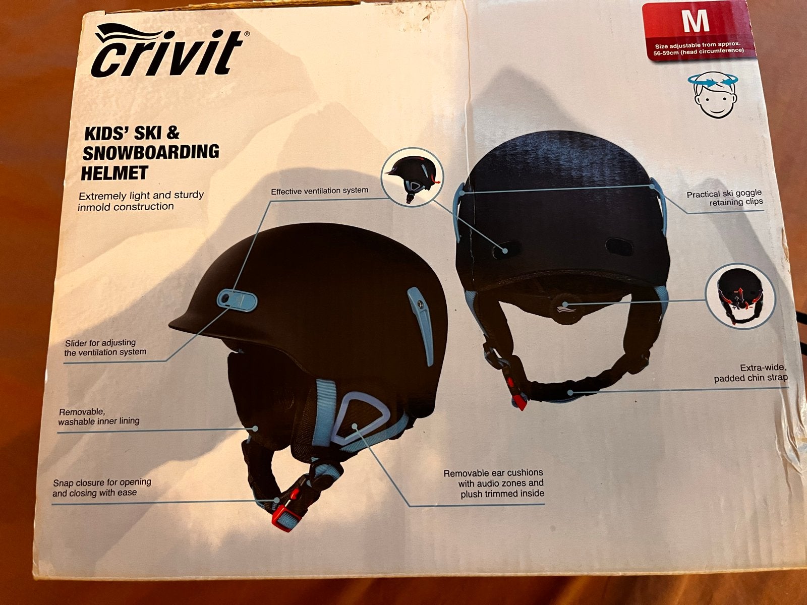 Kids' Ski & Snowboarding Helm - Maat M (56-59cm), Overige merken, Overige typen, Ophalen of Verzenden, Zo goed als nieuw