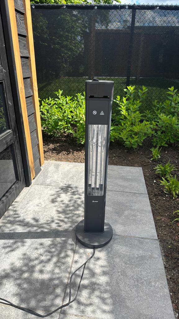 Elektrische terrasverwarmer / heater, Ophalen, Zo goed als nieuw, Elektrisch, Vloer