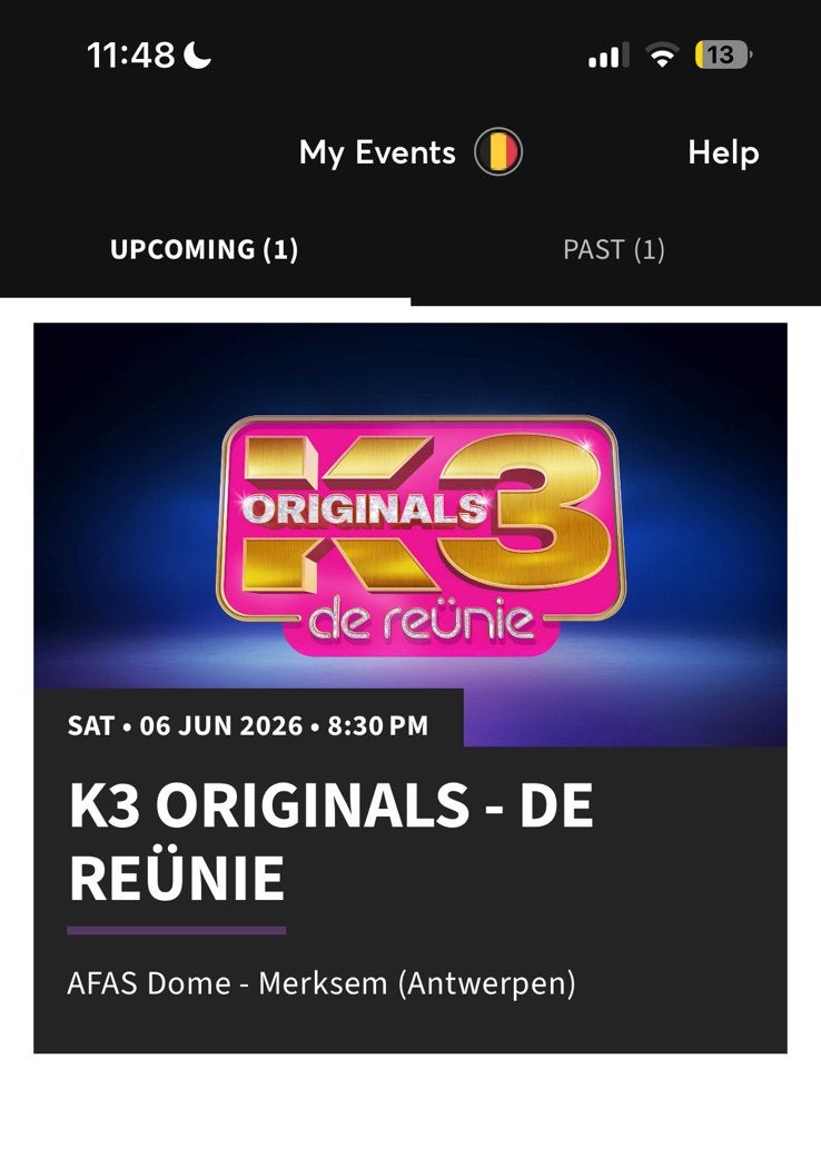 k3 reunie 2x kaartjes 6 juni om 20:30, Twee personen, Juni