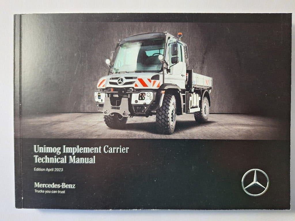 Mercedes Unimog Implement Carrier Technical Manual 2023, Ophalen of Verzenden