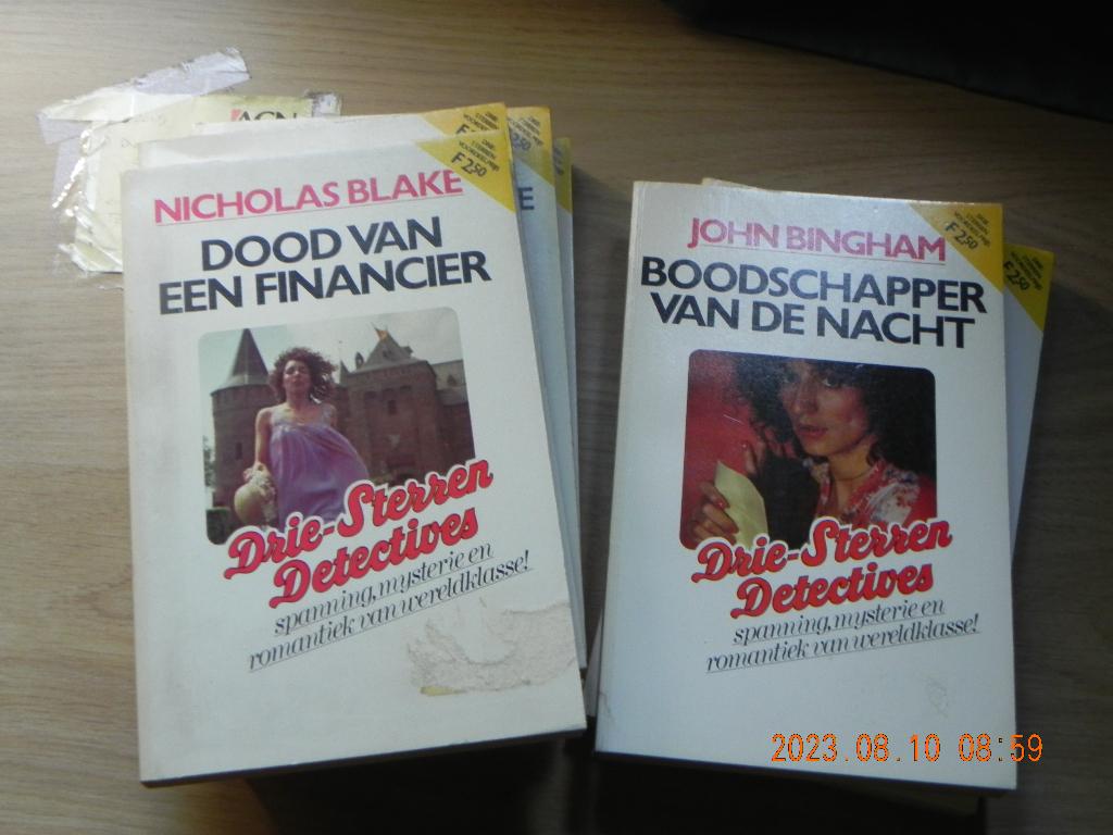 detectives Nicholas Blake,John Bingham en Sara Woods, Boeken, Ophalen of Verzenden, Zo goed als nieuw, Diverse auteurs