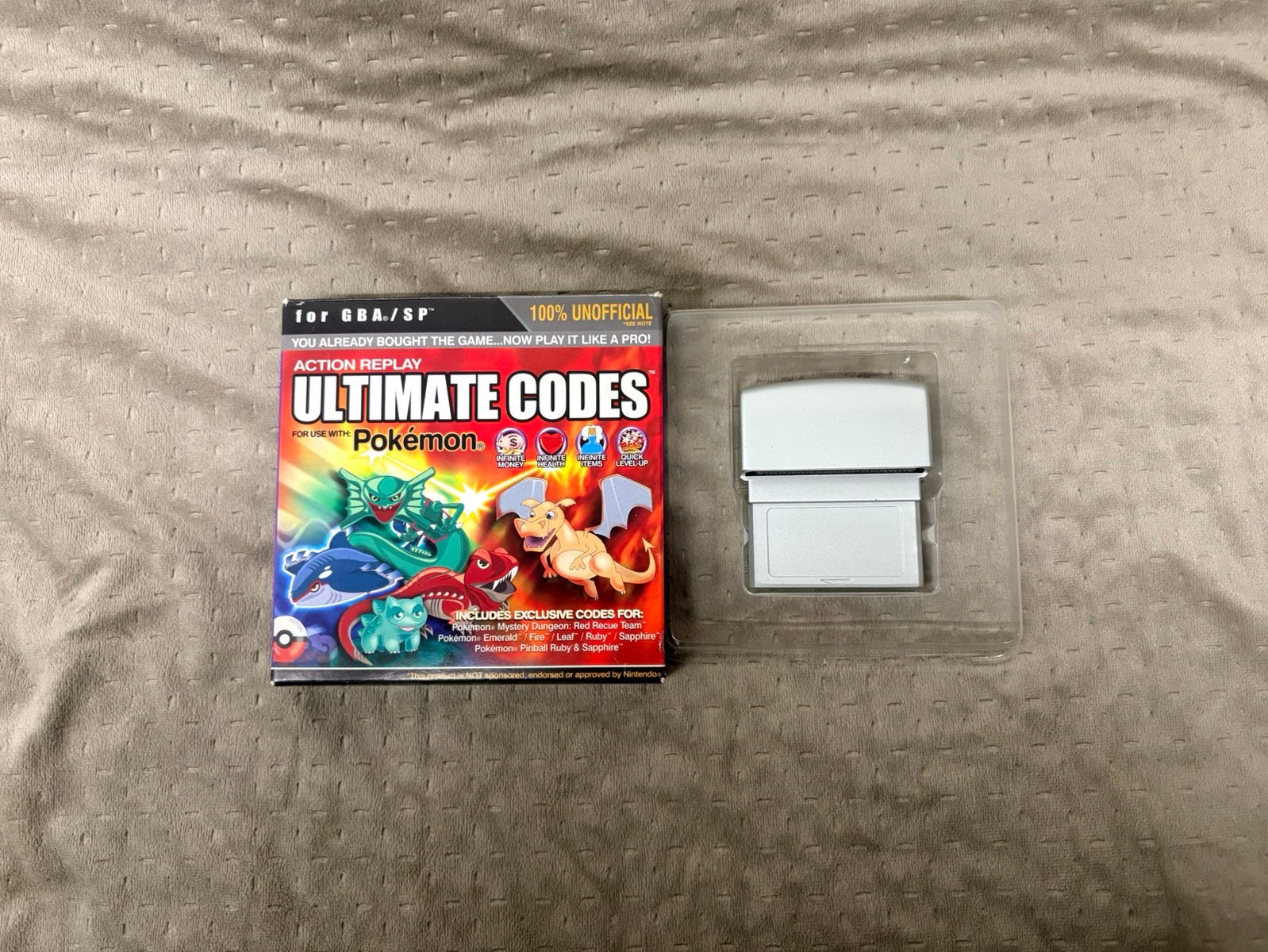 Pokémon Ultimate Codes Action Replay GBA / GBA SP, Spelcomputers en Games, Avontuur en Actie, Verzenden, 1 speler, Zo goed als nieuw
