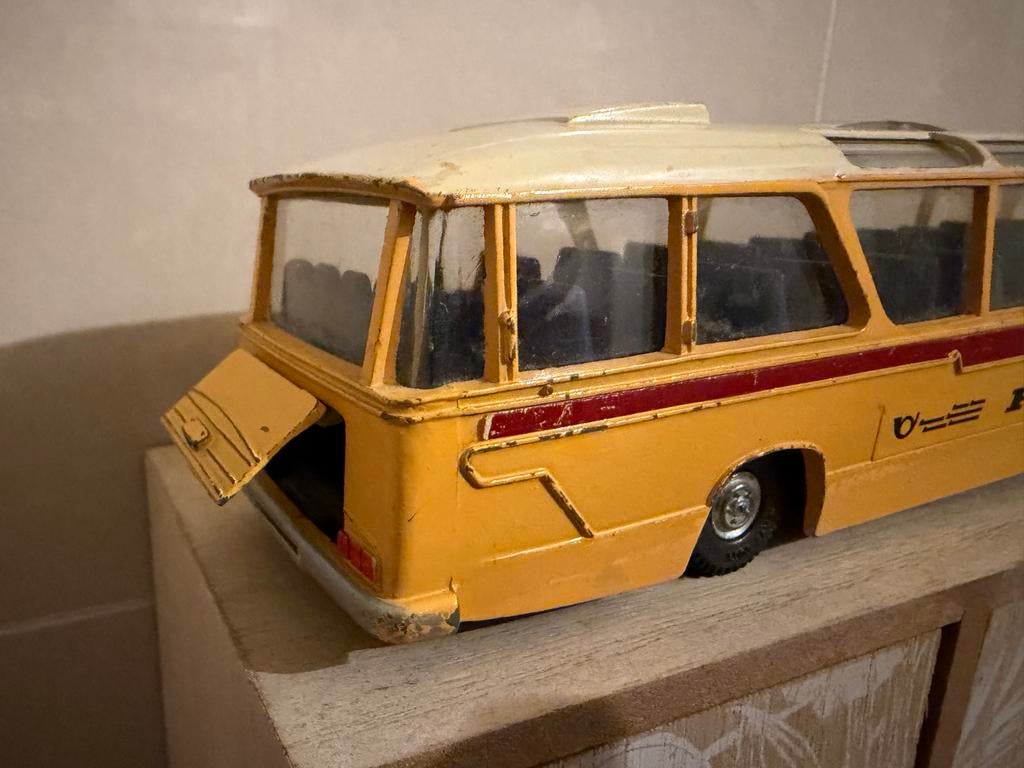 Dinky Toys Vega Major Bus PTT Post - Zeldzame Uitvoering, Hobby en Vrije tijd, Modelauto's | 1:43, Ophalen of Verzenden, Dinky toys