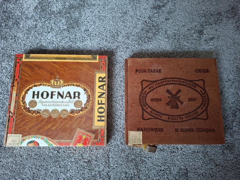 Oude sigaren, Ophalen of Verzenden, Zo goed als nieuw, Tabaksdoos of Verpakking