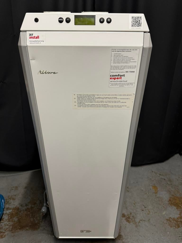 Brink Allure B16 HR V5 Upflow 1350 m3/h BJ 07-2020 (ZGAN), Doe-het-zelf en Verbouw, Ophalen, Hoog rendement (Hr), Overige typen
