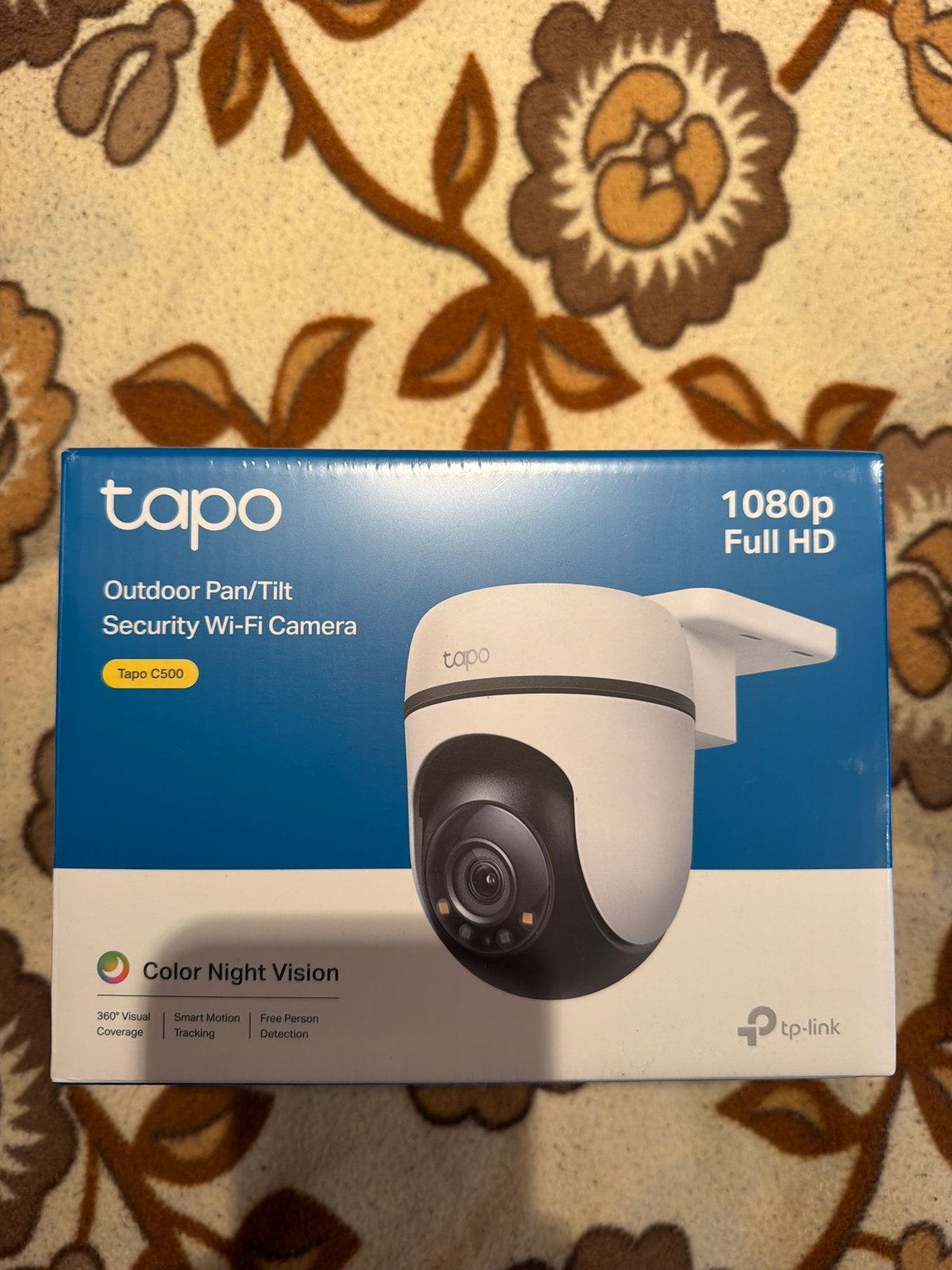 Tapo C500 Outdoor Pan/Tilt Beveiligingscamera 1080p Full HD, Ophalen, Nieuw, Buitencamera