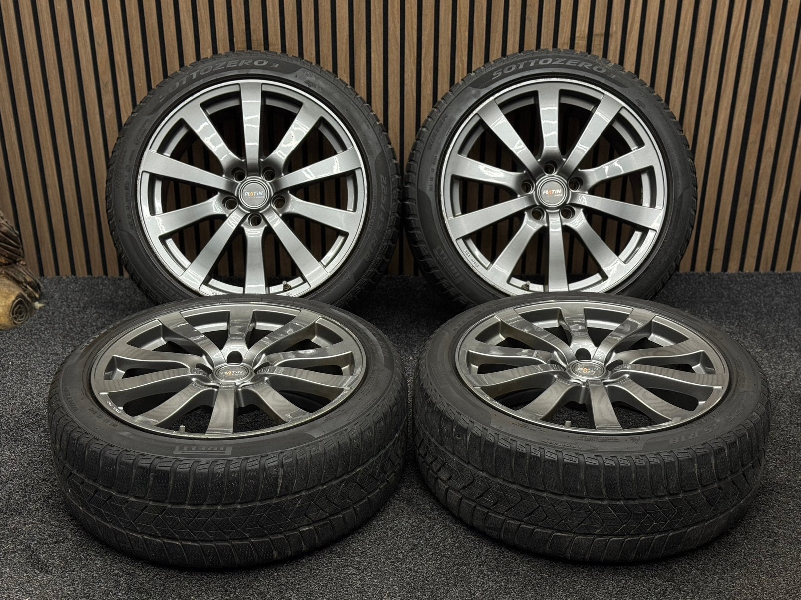 WINTER! 18 inch Platin P58 - Mercedes A B CLA 5x112 TPMS, Auto-onderdelen, Banden en Velgen, Ophalen, 18 inch, ., Banden en Velgen