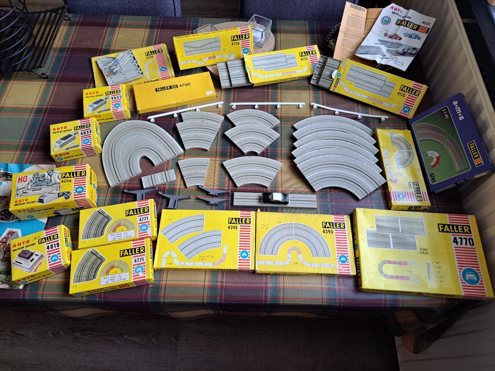 Grote Faller AMS Racebaan Collectie - Vintage Modelbaan, Ophalen of Verzenden, Gebruikt, Elektrisch, Overige merken