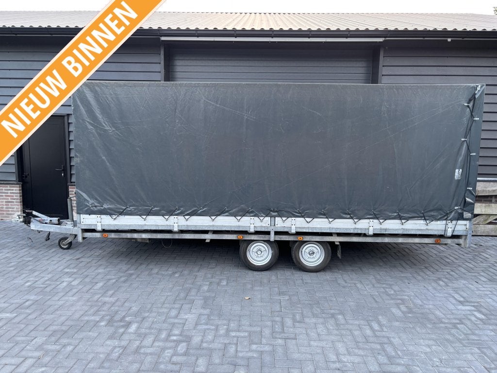 Hulco plateauwagen Huifaanhanger huifaanhangwagen 3000 kg, Gebruikt