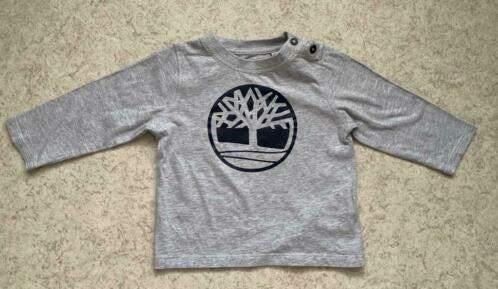 Licht grijze TIMBERLAND shirt maat 80 - 86! CADEAUTIP!, Kinderen en Baby's, Babykleding | Maat 80, Timberland, Verzenden, Nieuw