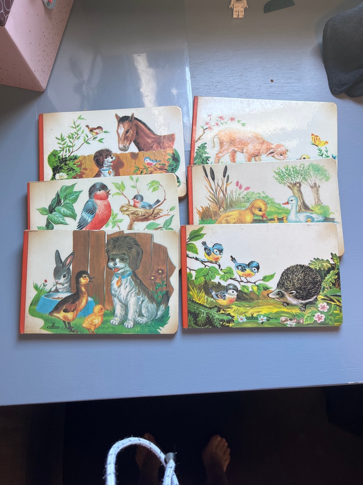 Vintage Mulder & Zoon Prentenboekjes Dieren (6 stuks), Boeken, Ophalen of Verzenden, Gelezen, 2 tot 3 jaar