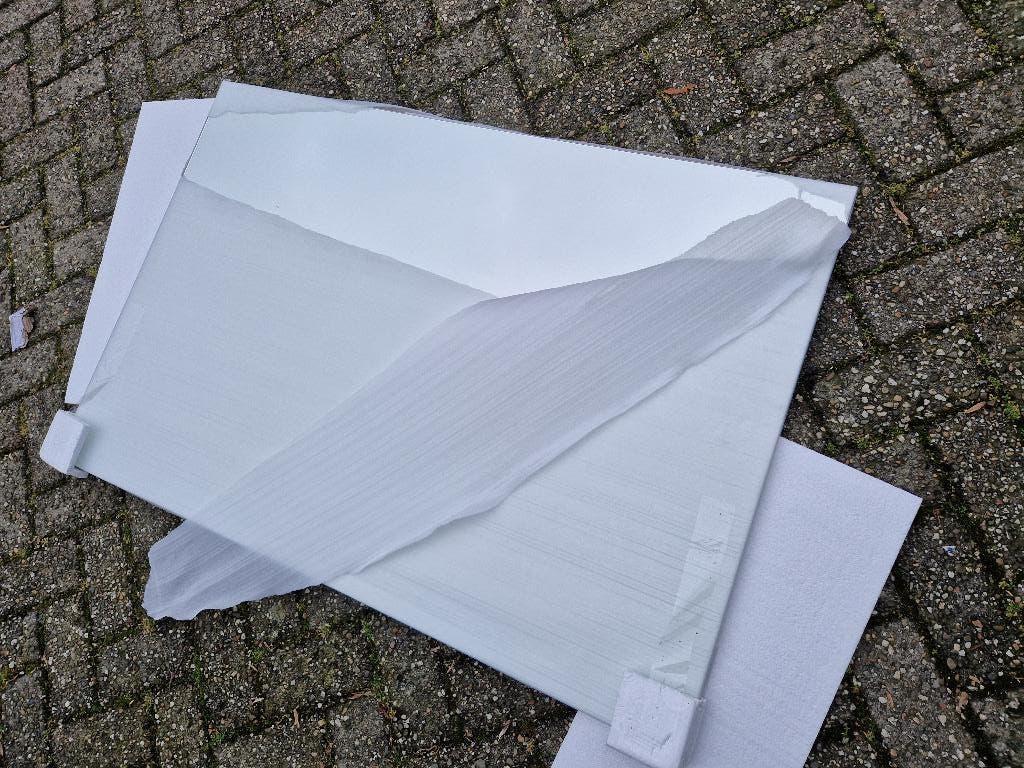 Badkamerspiegel Aquazuro 120x80cm, eiken., Ophalen, Nieuw, Rechthoekig, Minder dan 100 cm