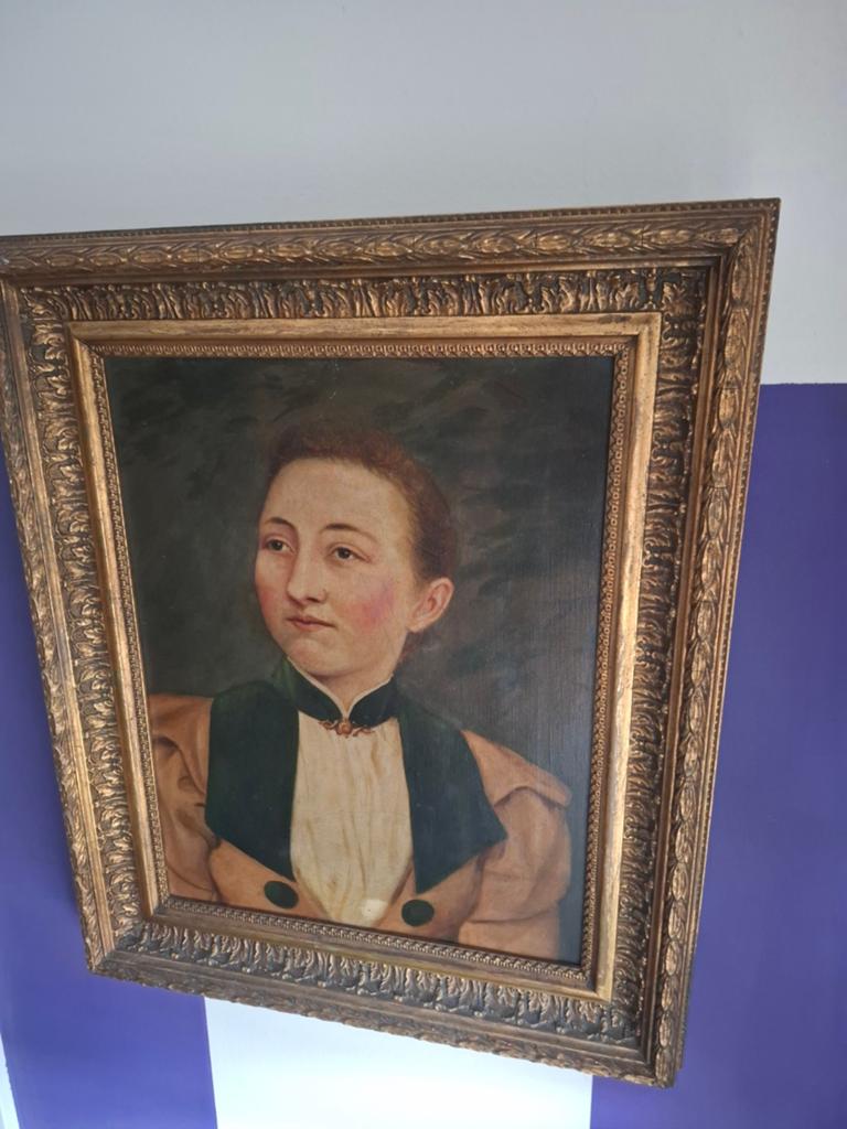Antiek Portret Schilderij, Ophalen