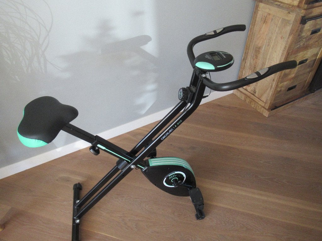 Cecotec X bike Hometrainer met LCD scherm 8 weerstandsniveau, Ophalen, Benen, Zo goed als nieuw, Metaal